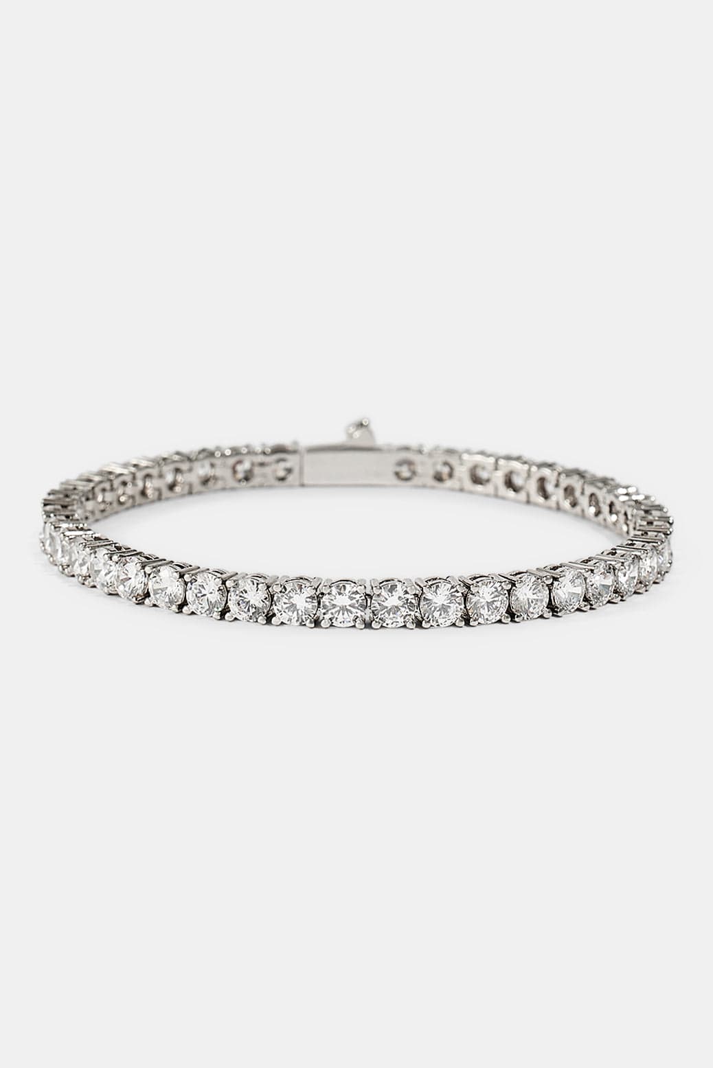 Cernucci 5mm Tennis Bracelet — 6" — Front View