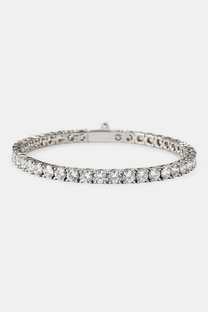 Cernucci 5mm Tennis Bracelet — 6" — Front View