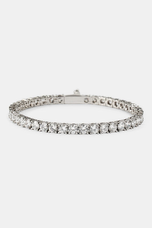 Cernucci 5mm Tennis Bracelet — 6" — Front View