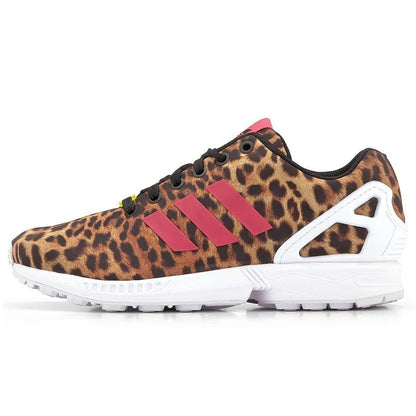 adidas Originals Womens ZX Flux 'Leopard' — UK 3.5 | EU 36 | US 4 — Front View